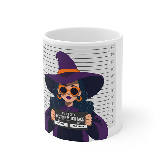 Resting Witch Face Mug 11oz